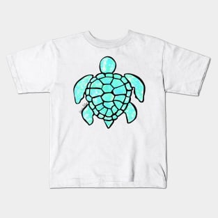 Love Life Aqua Sea Turtle Kids T-Shirt